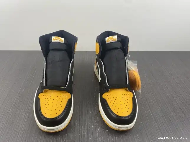 Kick Theory Yellow 555088-711 OG High 1 Air Toe Jordan 0603